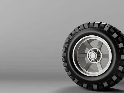 TIRE 3D 3d animation motion graphics