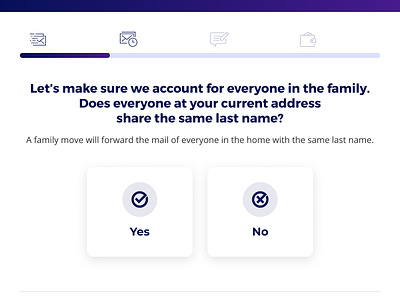 MYMOVE - Change of Address change of address product design site step form userflow usps