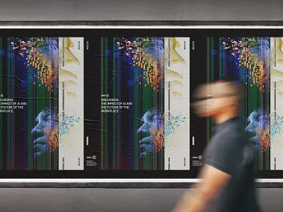 AIRC Conference WIP ai artificial intelligence branding conference event poster tech