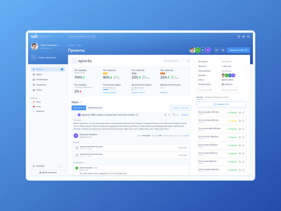 Task manager — Project page components dashboard design interface project management task manager ui ux