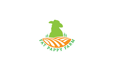 FAT PAPPY FARM LOGO bountiful fields culinary bounty farmstead bliss logo logo design logo designer nutrient rich produce organic farming pappys pride pastoral delights scenic homestead sustainable agriculture