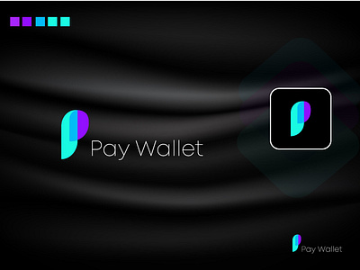 Pay wallet logo (For Sell) branding design graphic design illustration letter logo logo p logo pay logo pay wallet plogo typography ui ux vector wallet wallet logo