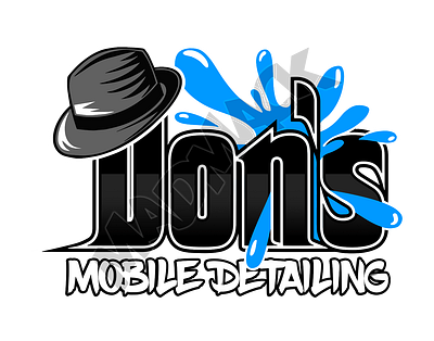 Don's Mobile Detailing Logo branding design graphic design logo typography vector