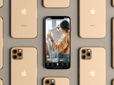 Jane Showcase app apple buy design ios iphone live mockup reels shop shopping short shorts tiktok ui video