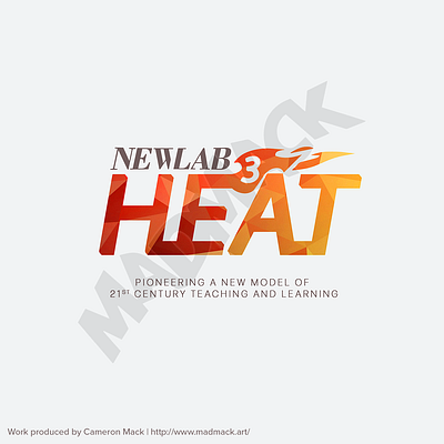 NewLab Heat Logo branding design graphic design illustration logo typography vector