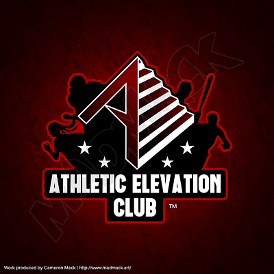 Athletic Elevation Club Logo branding design graphic design illustration logo typography vector