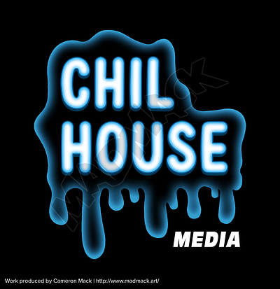 ChilHouse Media Logo branding design graphic design illustration logo typography vector