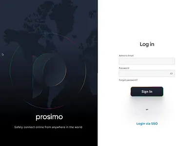 Login Screen branding ui ux