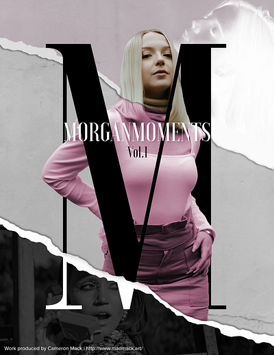 Morgan Moments Magazine Cover branding design flyer graphic design magazine poster print publicity typography