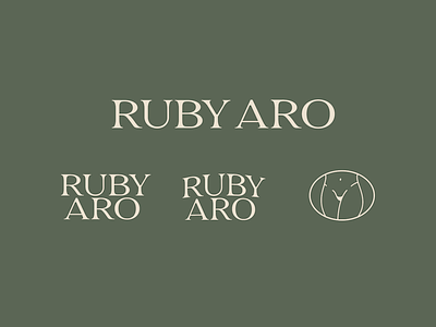 Ruby Aro branding design female graphic design identity lockup logo pelvis sex