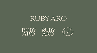 Ruby Aro branding design female graphic design identity lockup logo pelvis sex