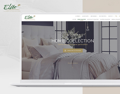 Elitebeds.ch art direction bedding beds elite elitebeds handcrafted mattress swiss ui uiux design ux web design website