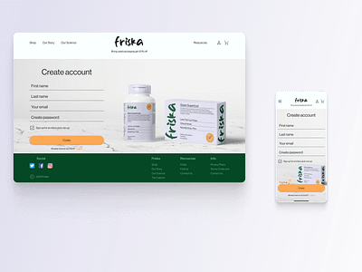 Sing Up Form adaptivedesign dailyui design ecommerce mobiledesign singupform store ui ux webdesign