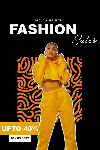 Fashion Poster design illustration typography