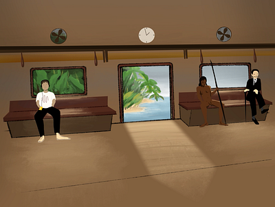 Cosmic Subway animation illustration motion graphics