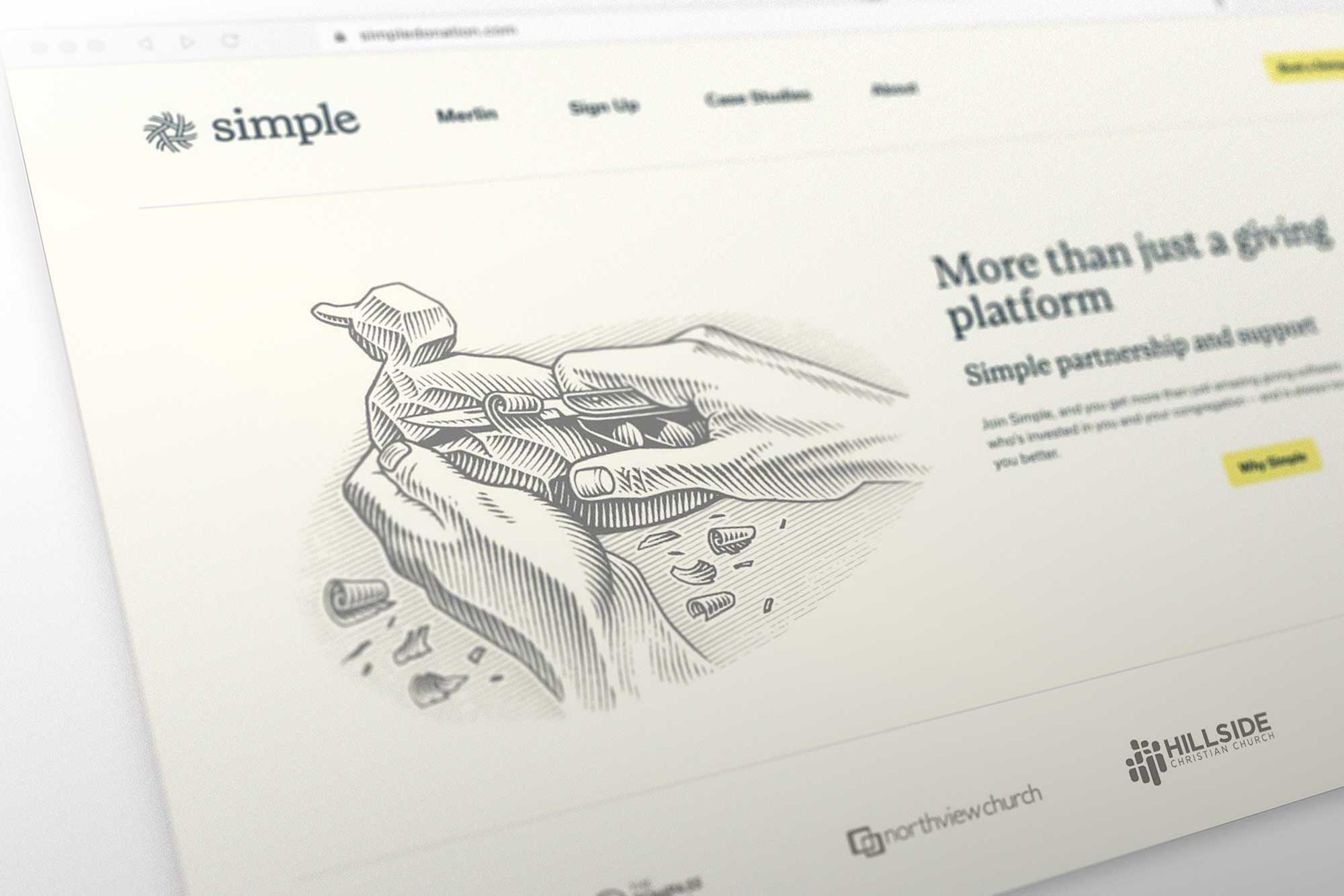 Illustrations for Simple branding engraved illustration line art line work nature outdoors pen and ink scraperboard scratchboard woodcut