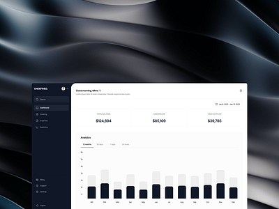 Accounting software dashboard dashboard design minimal saas ui uidesign