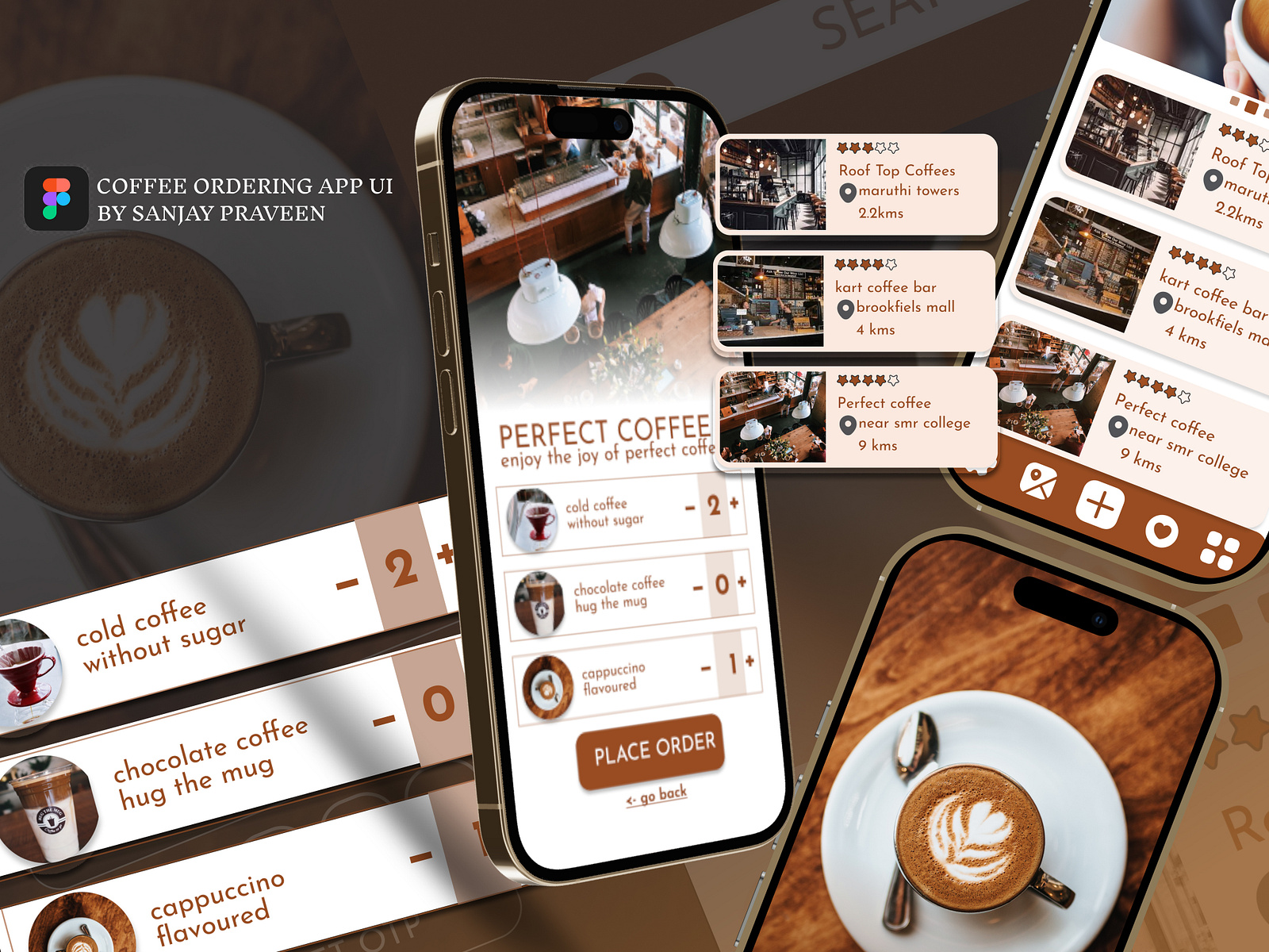 Coffee Shop Online app UI by SANJAY PRAVEEN on Dribbble