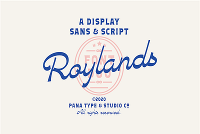 Roylands Font Duo design display font font font design handlettering illustration logo script font typeface design