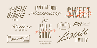 Amoure Brides Couple Duo design display font font font design handlettering illustration logo script font typeface design