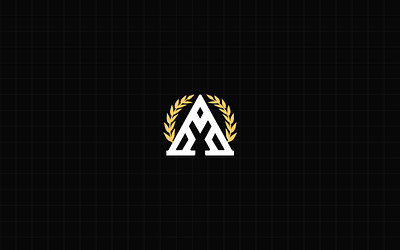 'A' + Greek mythology branding design graphic design illustrator logo minimalist typography vector