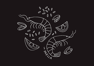 Paella california food illustration mussels napa paella restaurant rice shrimp spain
