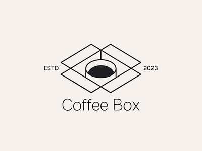 Coffee Box bnpr branding cafe coffee design graphic design greasepencil icon identity illustration illustrator kopi lineart lineart logo logo ideas logos minimal minimalist logo sketch vector