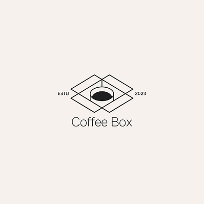 Coffee Box bnpr branding cafe coffee design graphic design greasepencil icon identity illustration illustrator kopi lineart lineart logo logo ideas logos minimal minimalist logo sketch vector