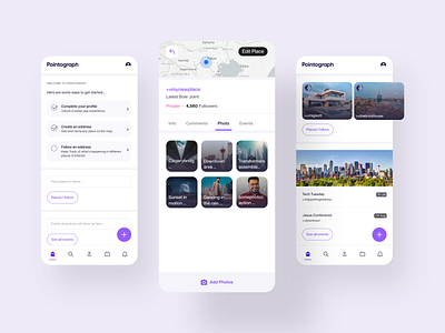 Pointograph — Give a unique name to any place on Earth. adobe xd chigisoft design profile ui