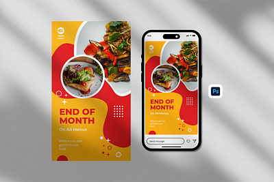 Special Food Instagram Story Template business flyer design flyer flyer template food instagram restaurant resto template