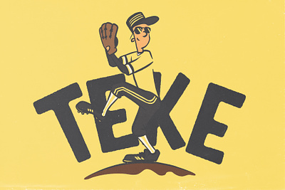 TEKE! baseball cartoon illustration mlb pirates pittsburgh
