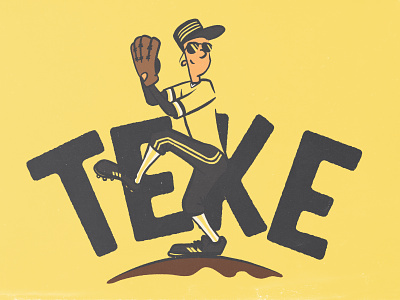 TEKE! baseball cartoon illustration mlb pirates pittsburgh