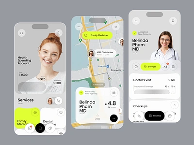 ZocDoc - eHealth PMR Healthcare Solutions app b2b broker clinic crm design ehr health healthcare insurance ios medical medtech mobile pmr saas software telemedecine uhr uxdesign