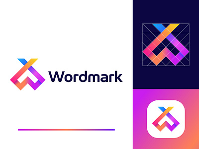 wordmark - logo design abstract logo brand identity branding company logo creactive graphic design icon logo logo design logo idea logo mark logodesigner logos mark modern logo monogram vector visual identity w logo wordmark