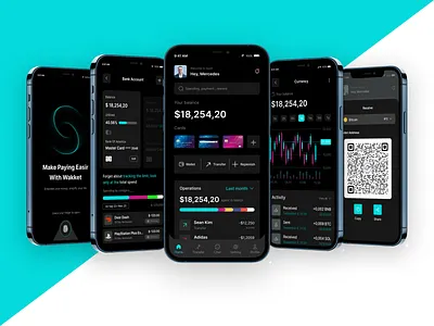 Finance Management Mobile App app app design bank bank card banking card app design e wallet finance finance app finance management financial investment mobail app mobile app money app trading app ui ux wallet