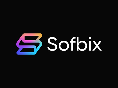 Sofbix logo design brand identity brand mark branding logo logo design logos modern logo