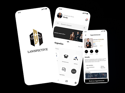 Lawspective AppDesign branding logo newdesign ui uidesign
