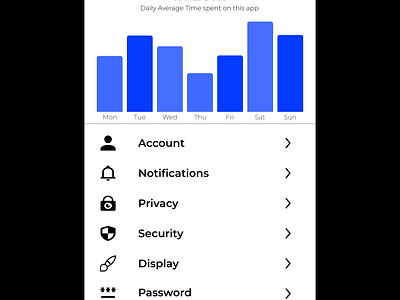 Settings Page settings settingspage ui