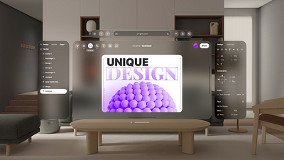 Apple Vision pro, Figma design apple apple design apple vision apple vision pro ar dashboard dashboard ui design figma ios modern ui ux visionos