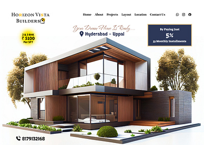 Horizon Vista Builders Web Design ui web design