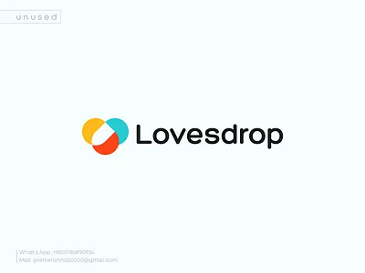 Lovesdrop Logo Design/ Brand Identity 99 design a b c d e f g h i j k l m abstract logo brand identity brand mark branding graphic design icon logo logo design logo mark logotype minimal minimalistic logo n o p q r s t u v w x y z popular modern symbol monogram favicon typography unique creative professional vector