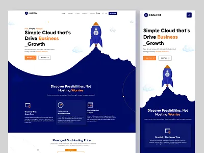 Hostim- cloud hosting website service design cheaphosting cloud hosting cloud storage domain hosting service landing page managed hosting shared hosting vps website whmcs