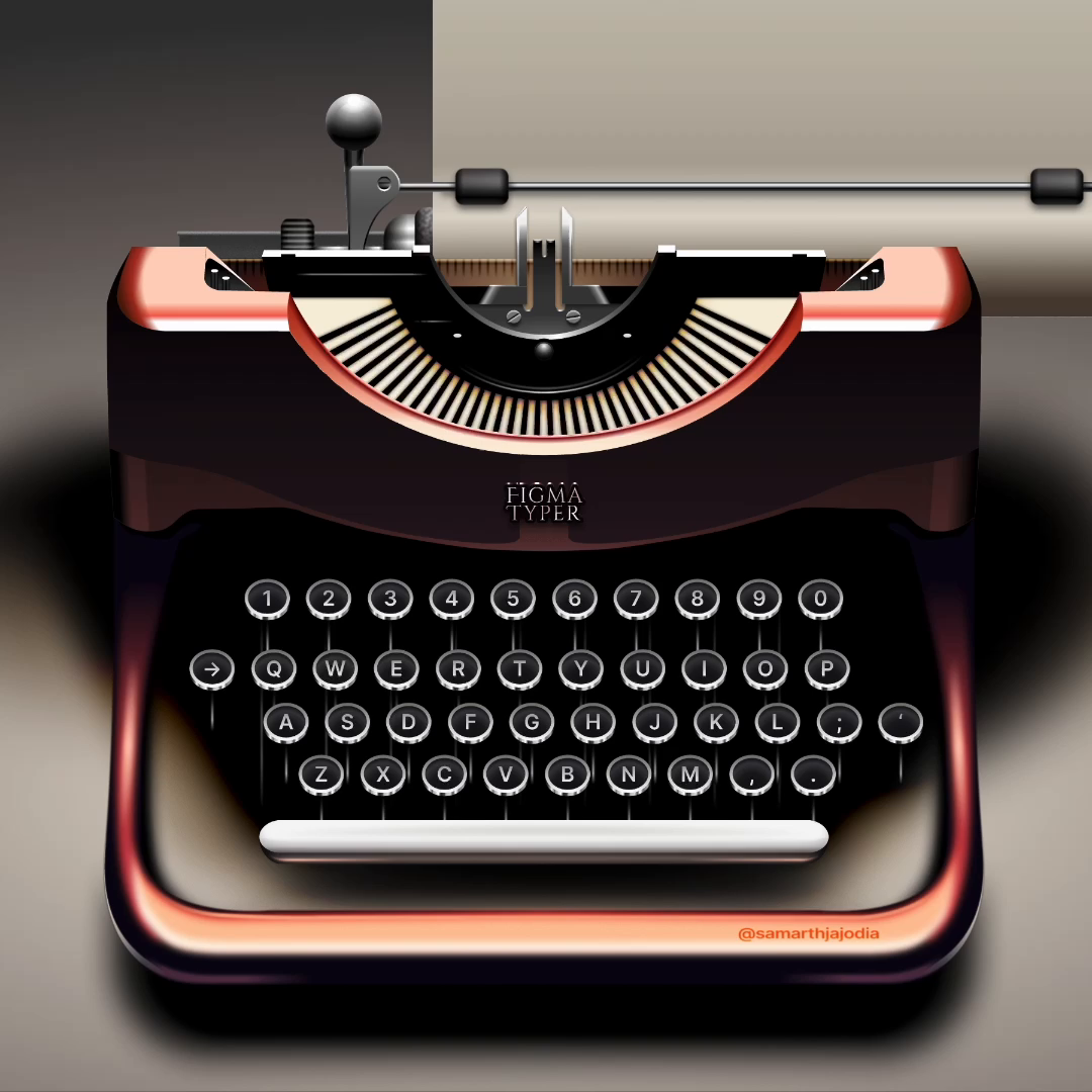 Figma Typewriter by Samarth Jajodia on Dribbble