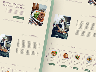 Restaurant Website UI branding design figma restaurant ui ux website