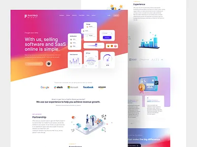 SaaS Website Landing Page Design agency website designer landing landing page design landingpage minimal product designer saas saas design saas landing page saas product ui ui kit uiux ux web design web page website