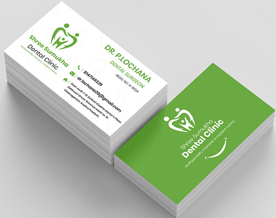 Business Card for health care branding graphic design illustration