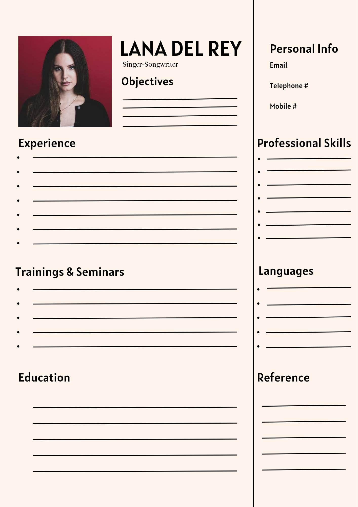 Resume Template | PNG design graphic design illustration png template