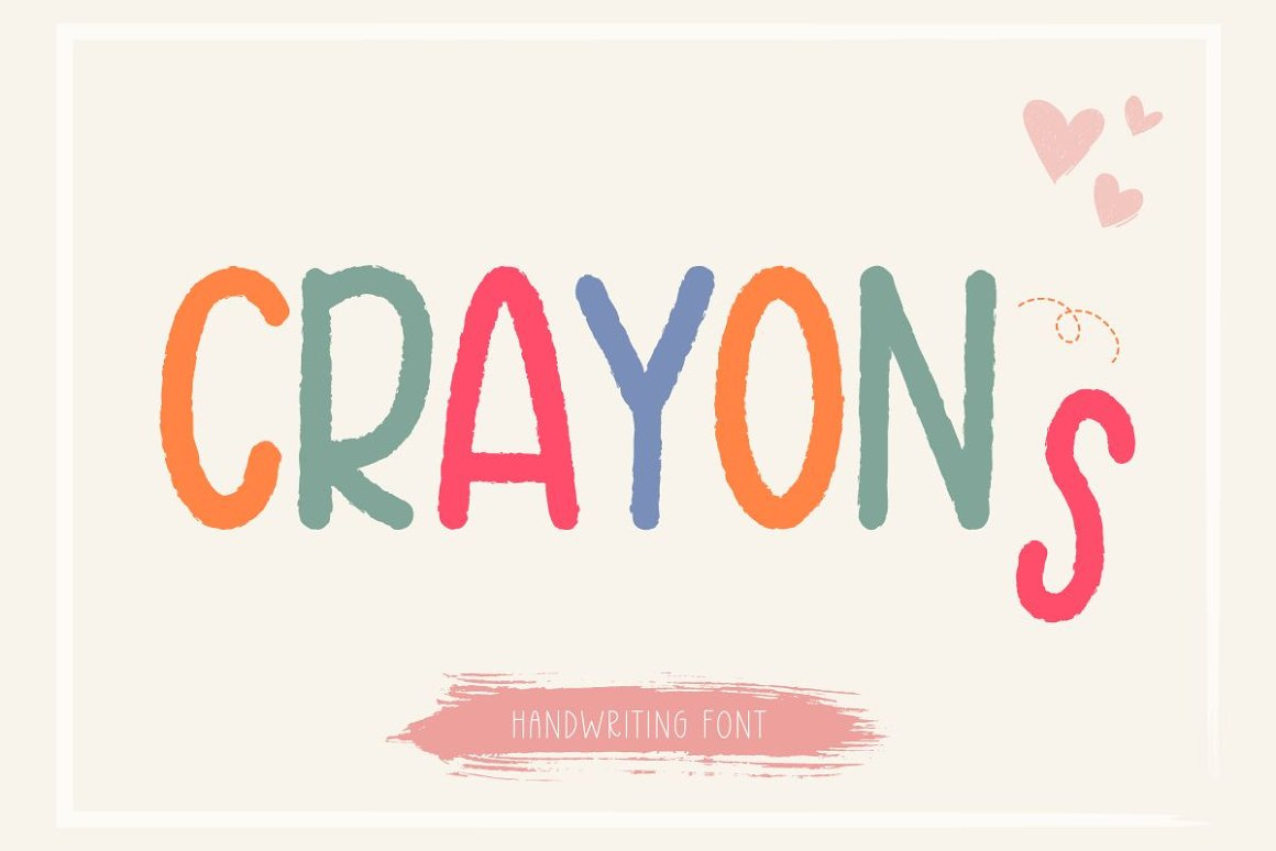 Crayons Font Handwriting Font by Fonts Generator on Dribbble