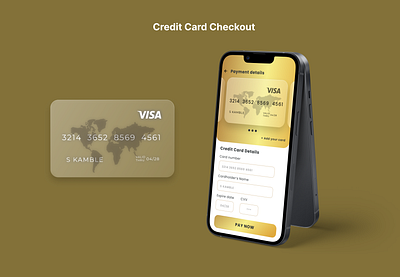 Daily UI - Credit Card Checkout 100daysodui checkout creditcard dailyui design screens ui ux