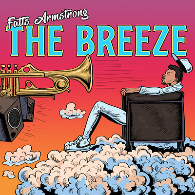 The Breeze 2d art album cover album cover design american cover design design digital art drawing graphic hip hop illustration music musician new orlean rap rap music